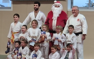 passage du Père Noêl baby judo