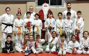 passage du Père Noêl au dojo