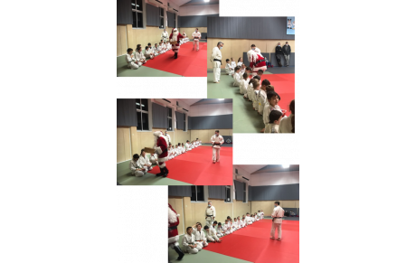 Père Noël au club les judokas 16/12/2021